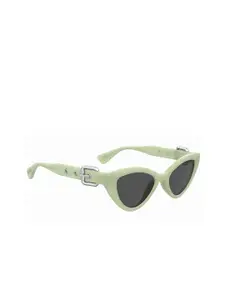 MOSCHINO Women Cateye Sunglasses with UV Protected Lens 2056551ED51IR