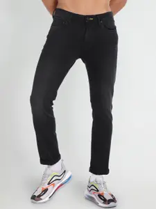 Flying Machine Men Tapered Fit Mid-Rise Clean Look Stretchable Jeans