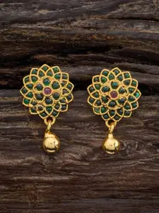 Kushal's Fashion Jewellery Gold Plated Drop Earrings