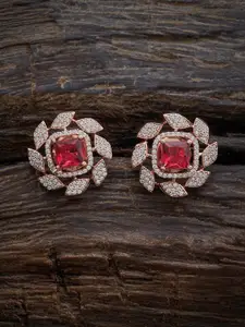 Kushal's Fashion Jewellery Gold-Plated Zircon Embellished Bridal & Beaded Finger Ring