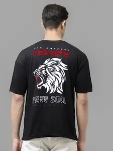 Leotude Graphic Printed Oversized Casual T-shirt