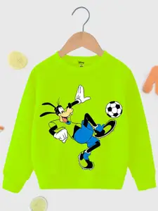 KUCHIPOO Boys Goofy Printed Fleece Pullover Sweatshirt