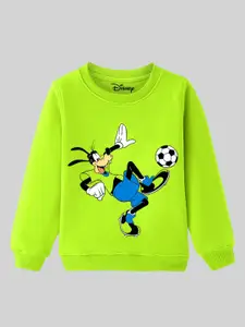 KUCHIPOO Boys Goofy Printed Fleece Pullover Sweatshirt