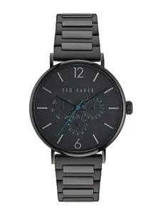 Ted Baker Men Stainless Steel Bracelet Style Straps Analogue Watch BKPPGF305