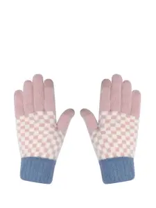 LOOM LEGACY Women Knitted Design Hand Gloves