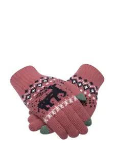 LOOM LEGACY Women Winter Acrylic Hand Gloves