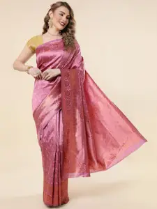 Areca Designer Floral Woven Design Zari Banarasi Saree