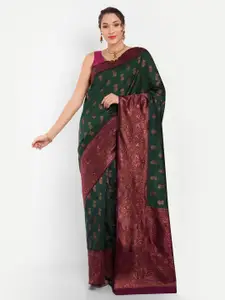 Areca Designer Ethnic Motifs Woven Design Zari Kanjeevaram Saree