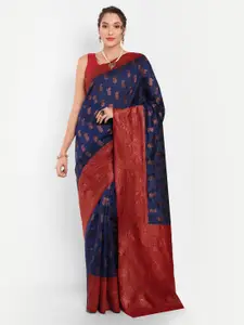 Areca Designer Ethnic Motifs Woven Design Zari Kanjeevaram Saree