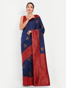 Areca Designer Ethnic Motifs Woven Design Zari Banarasi Saree