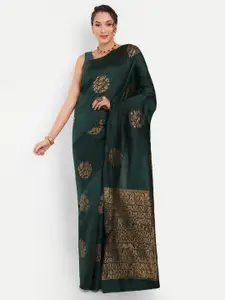 Areca Designer Floral Woven Design Zari Banarasi Saree