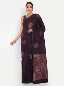 Areca Designer Floral Woven Design Zari Banarasi Saree