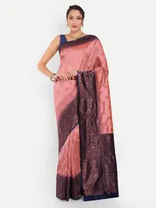 Areca Designer Ethnic Motifs Woven Design Zari Kanjeevaram Saree