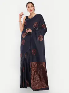 Areca Designer Floral Woven Design Zari Banarasi Saree