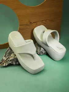 JM Looks Open Toe Wedge Heels