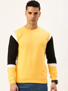 Peter England Solid Pullover Sweatshirt