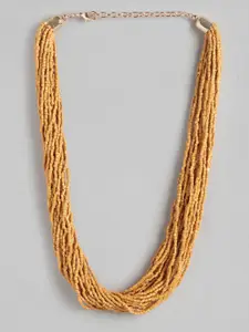 RICHEERA Beaded Multi-Layered Statement Necklace