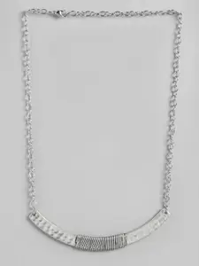 RICHEERA Silver-Plated Statement Necklace