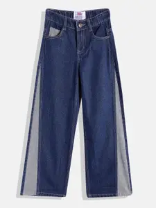 JUSTICE Girls Flared Colourblocked Jeans