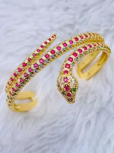 ZIVOM Gold-Plated Cuff Bracelet