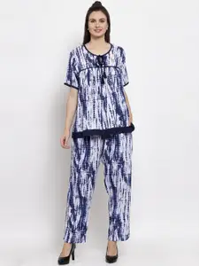 PATRORNA Tie-Dyed Top With Trousers Co-Ords