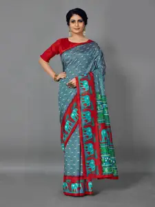 Anouk Ethnic Motifs Printed Bagru Saree