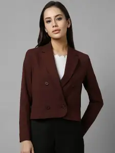 Allen Solly Woman Notched Lapel Collar Single-Breasted Formal Blazer