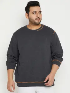 Club York Plus Size Fleece Pullover Sweatshirt