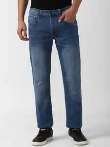 V Dot Men Slim Fit Heavy Fade Clean Look Jeans