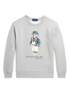 Polo Ralph Lauren Polo Bear Graphic Printed Cotton Sweatshirt