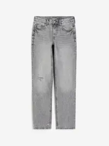 H&M Women Straight Regular Pure Cotton Jeans