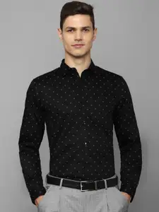 Allen Solly Slim Fit Micro Ditsy Printed Pure Cotton Formal Shirt