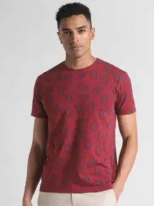 SIMON CARTER LONDON Conversational Printed Cotton Slim Fit T-shirt