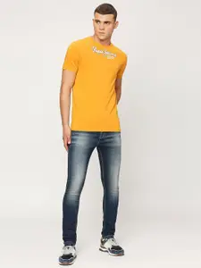 Pepe Jeans Typography Printed Slim Fit Pure Cotton T-shirt