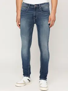 Pepe Jeans Men Mid-Rise Crinkle Clean Look Stretchable Jeans