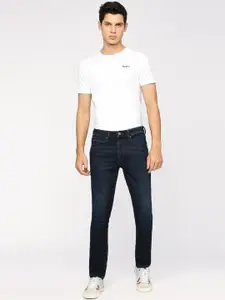 Pepe Jeans Men Mid-Rise Light Fade Clean Look Stretchable Jeans