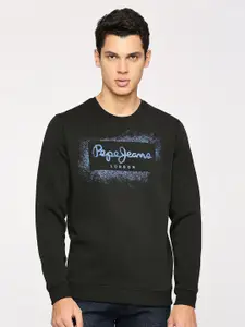 Pepe Jeans Typography Printed Long Sleeves Pullover