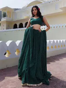 Ragavi Striped Ready To Wear Lehenga & Blouse With Dupatta