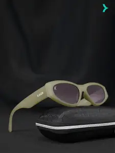 KAEN EYEWEAR Women Oval Sunglasses With UV Protected Lens KASNora