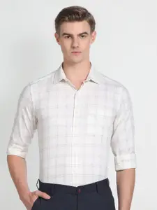 Arrow Tartan Checks Opaque Formal Shirt