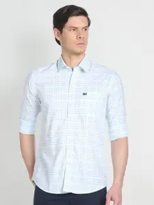 Arrow Sport Checked Slim Fit Classic Cotton Casual Shirt