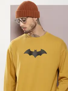 Kook N Keech Men Batman Printed Pure Cotton Sweatshirt