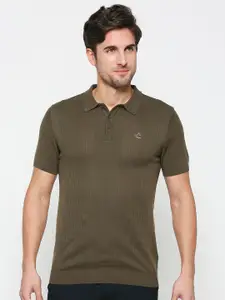 Being Human Self Design Polo Collar Regular Fit Cotton Regular T-shirt