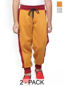 BAESD Boys Pack Of 2 Fleece Mid-Rise Joggers