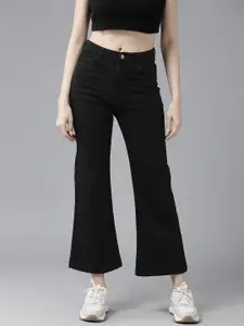 The Roadster Life Co. Women Wide Leg High-Rise Stretchable Jeans