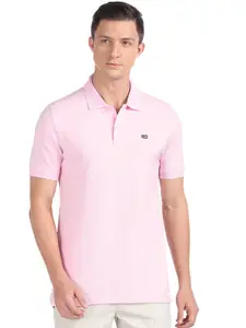 Arrow Sport Polo Collar Short Sleeve Cotton Regular T-shirt