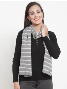 Pluchi Women Striped Cotton Scarf