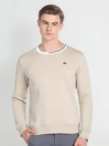 Arrow Sport Round Neck Pullover Sweatshirt