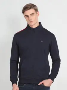 Arrow Sport Mock Collar Front-Open Sweatshirt