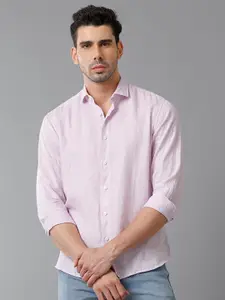 Aldeno Comfort Spread Collar Long Sleeve Linen Casual Shirt